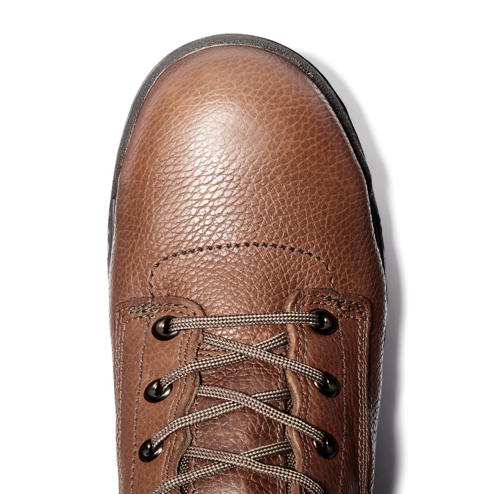 Bocanci De Muncă Timberland Barbati Maro/Negrii - Pro® Titan® 6\" Alloy Toe - Romania - AZXNUS357